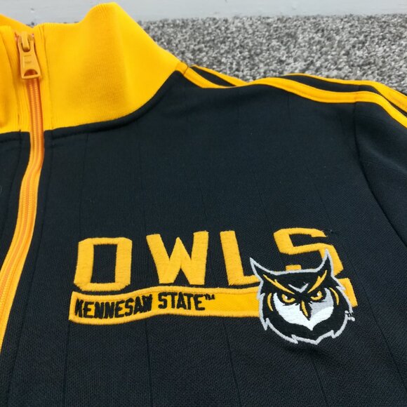 Kennesaw State Owls Jacket Adidas Originals Track Mens Large - Picture 3 of 12